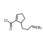 CAS#: 118717-66-1, 5-(3-Buten-1-Yl)-1-Cyclopentene-1-Carbonyl Chloride