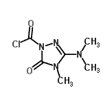 CAS#: 118846-72-3, 3-(Dimethylamino)-4-Methyl-5-Oxo-4,5-Dihydro-1H-1,2,4-Triazole-1-Carbonyl Chloride