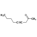 CAS 登录号：118893-63-3， 4-壬炔-2-酮