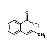 CAS#: 118936-69-9, 2-[(E)-Prop-1-Enyl]Benzamide