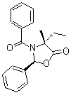 CAS 登录号：118995-18-9， (2S,4R)-3-苯甲酰基-4-乙基-4-甲基-2-苯基-1,3-恶唑烷-5-酮