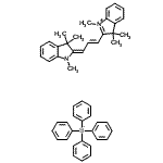 CAS#: 118996-03-5, 1,3,3-Trimethyl-2-[(1E,3E)-3-(1,3,3-Trimethyl-1,3-Dihydro-2H-Indol-2-Ylidene)-1-Propen-1-Yl]-3H-Indolium Tetraphenylborate(1-)