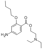 CAS 登录号：119-29-9， 2-二乙基氨基乙基4-氨基-2-丁氧基苯甲酸酯