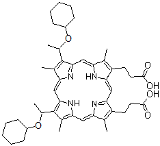 CAS#: 119052-80-1, Hematoporphyrin Dicyclohexanyl Ether