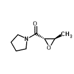 CAS 登录号：119163-32-5， [(2S,3R)-3-甲基-2-环氧乙烷基](1-吡咯烷基)甲酮