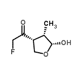 CAS#: 119232-95-0, 2-Fluoro-1-[(3R,4S,5R)-5-Hydroxy-4-Methyltetrahydro-3-Furanyl]Ethanone