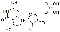 CAS 登录号：119269-31-7， 7-羟基鸟苷5'-单磷酸酯