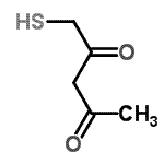 CAS#: 119275-06-8, 1-Sulfanyl-2,4-Pentanedione