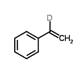 CAS 登录号：1193-80-2， (1-<sup>2</sup>H)乙烯基苯