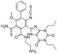CAS#: 119305-41-8, 1,3-Dipropyl-8-(Isothiocyanatophenyl(Aminothiocarbonyl-(2-Aminoethylaminocarbonyl-(4-Methyloxy(Phenyl)))))Xanthine