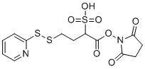 CAS#: 1193111-39-5, 1-(2,5-dioxopyrrolidin-1-yloxy)-1-oxo-4-(pyridin-2-yldisulfanyl)butane-2-sulfonic acid