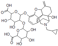 CAS#: 119465-20-2, (5alpha)-17-(cyclopropylmethyl)-4,5-epoxy-14-hydroxy-6-methylenemorphinan-3-yl 2-O-beta-D-glucopyranurosyl-beta-D-Glucopyranosiduronic acid