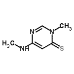 CAS#: 1195-41-1, 3-Methyl-6-(Methylamino)-4(3H)-Pyrimidinethione