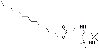 CAS 登录号：119530-70-0， N-(2,2,6,6-四甲基-4-哌啶基)-beta-丙氨酸十四烷基酯