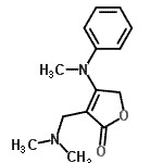CAS#: 119648-09-8, 3-[(Dimethylamino)Methyl]-4-[Methyl(Phenyl)Amino]-2(5H)-Furanone