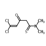 CAS#: 119671-29-3, 5,5-Dichloro-N,N-Dimethyl-3-Oxo-4-Pentenethioamide