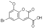 CAS#: 119686-34-9, 6-Bromo-8-Methoxy-2-Oxo-2H-Chromene-3-Carboxylic Acid
