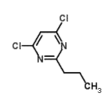 CAS 登录号：1197-28-0， 4,6-二氯-2-丙基嘧啶
