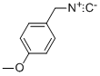 CAS 登录号：1197-58-6， 1-(异氰基甲基)-4-甲氧基-苯