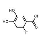 CAS#: 119735-23-8, 2-Fluoro-4,5-Dihydroxybenzoyl Chloride