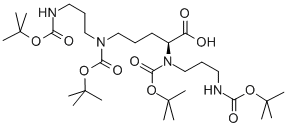CAS 登录号:119798-08-2, (10S)-2,2,21,21-四甲基-4,19-二氧代-3,20-二氧杂-5,9,14,18-四氮杂二十二烷-9,10,14-三羧酸 9,14-二叔丁酯