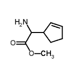 CAS 登录号：119825-70-6， 甲基氨基(2-环戊烯-1-基)乙酸酯