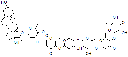 CAS 登录号：119902-15-7， 杠柳苷J