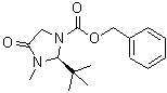 CAS#: 119906-49-9, Benzyl (2S)-3-Methyl-2-(2-Methyl-2-Propanyl)-4-Oxo-1-Imidazolidinecarboxylate