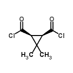 CAS 登录号：119908-76-8， (1R,2S)-3,3-二甲基-1,2-环丙烷二羰基二氯化物