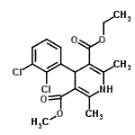CAS#: 119945-59-4, Ethyl Methyl 4-(2,3-Dichlorophenyl)-2,6-Dimethyl-1,4-Dihydro-3,5-Pyridinedicarboxylate
