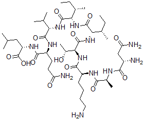CAS#: 119980-12-0, N-(N2-(N-(N-(N-(N-(N2-(N-L-asparaginyl-L-alanyl)-L-lysyl)-L-threonyl)-L-isoleucyl)-L-isoleucyl)-L-valyl)-L-glutaminyl)-L-Leucine