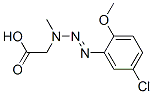 CAS 登录号：120-04-7， 2-[(5-氯-2-甲氧基苯基)偶氮-甲基氨基]乙酸