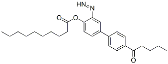 CAS#: 120103-03-9, [4-(4-Pentanoylphenyl)Diazenylphenyl] Decanoate