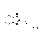 CAS 登录号：120161-08-2， 3-(1H-苯并咪唑-2-基氨基)-1-丙醇