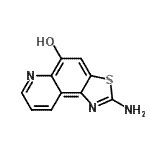 CAS#: 120164-33-2, 2-Amino[1,3]Thiazolo[4,5-f]Quinolin-5-Ol
