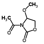 CAS#: 120224-27-3, 3-Acetyl-4-Methoxy-1,3-Oxazolidin-2-One