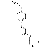 CAS#: 120225-74-3, 2-Methyl-2-Propanyl (2E)-3-[4-(Cyanomethyl)Phenyl]Acrylate