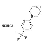 CAS 登录号：120298-11-5， 1-[5-(三氟甲基)-2-吡啶基]哌嗪二盐酸盐