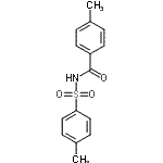 CAS 登录号：120336-96-1， 4-甲基-N-[(4-甲基苯基)磺酰基]苯甲酰胺