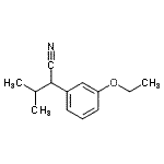 CAS#: 120352-96-7, 2-(3-Ethoxyphenyl)-3-Methylbutanenitrile