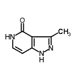 CAS#: 120422-92-6, 3-Methyl-1,5-Dihydro-4H-Pyrazolo[4,3-c]Pyridin-4-One