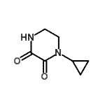 CAS#: 120436-04-6, 1-Cyclopropyl-2,3-Piperazinedione