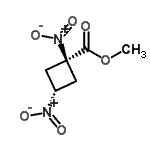 CAS#: 120525-82-8, Methyl trans-1,3-Dinitrocyclobutanecarboxylate