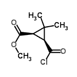 CAS#: 120591-67-5, Methyl (1R,3S)-3-(Chlorocarbonyl)-2,2-Dimethylcyclopropanecarboxylate