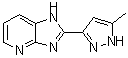 CAS 登录号：120800-21-7， 2-(5-甲基-1H-吡唑-3-基)-1H-咪唑并[4,5-b]吡啶
