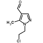 CAS#: 120842-55-9, 1-(2-Chloroethyl)-5-Methyl-1H-Pyrazole-4-Carbaldehyde