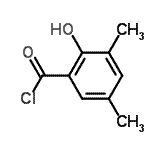 CAS 登录号：121031-61-6， 2-羟基-3,5-二甲基苯甲酰氯化物
