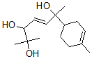 CAS#: 121067-53-6, (E)-2-Methyl-6-(4-Methyl-1-Cyclohex-3-Enyl)Hept-4-Ene-2,3,6-Triol