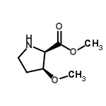 CAS 登录号：121373-41-9， 甲基(3S)-3-甲氧基-D-脯氨酸酯