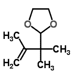 CAS 登录号：121389-16-0， 2-(2,3-二甲基-3-丁烯-2-基)-1,3-二氧戊环